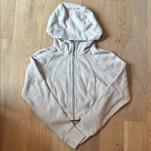 lululemon athletica Women's Light Gray Zip-Up Sweater